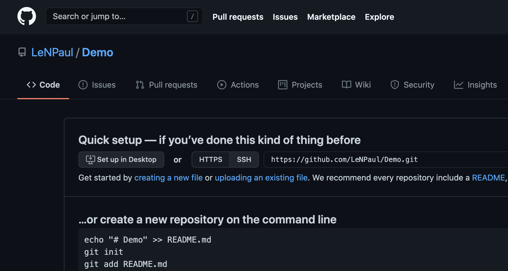 GitHub Repository Setup