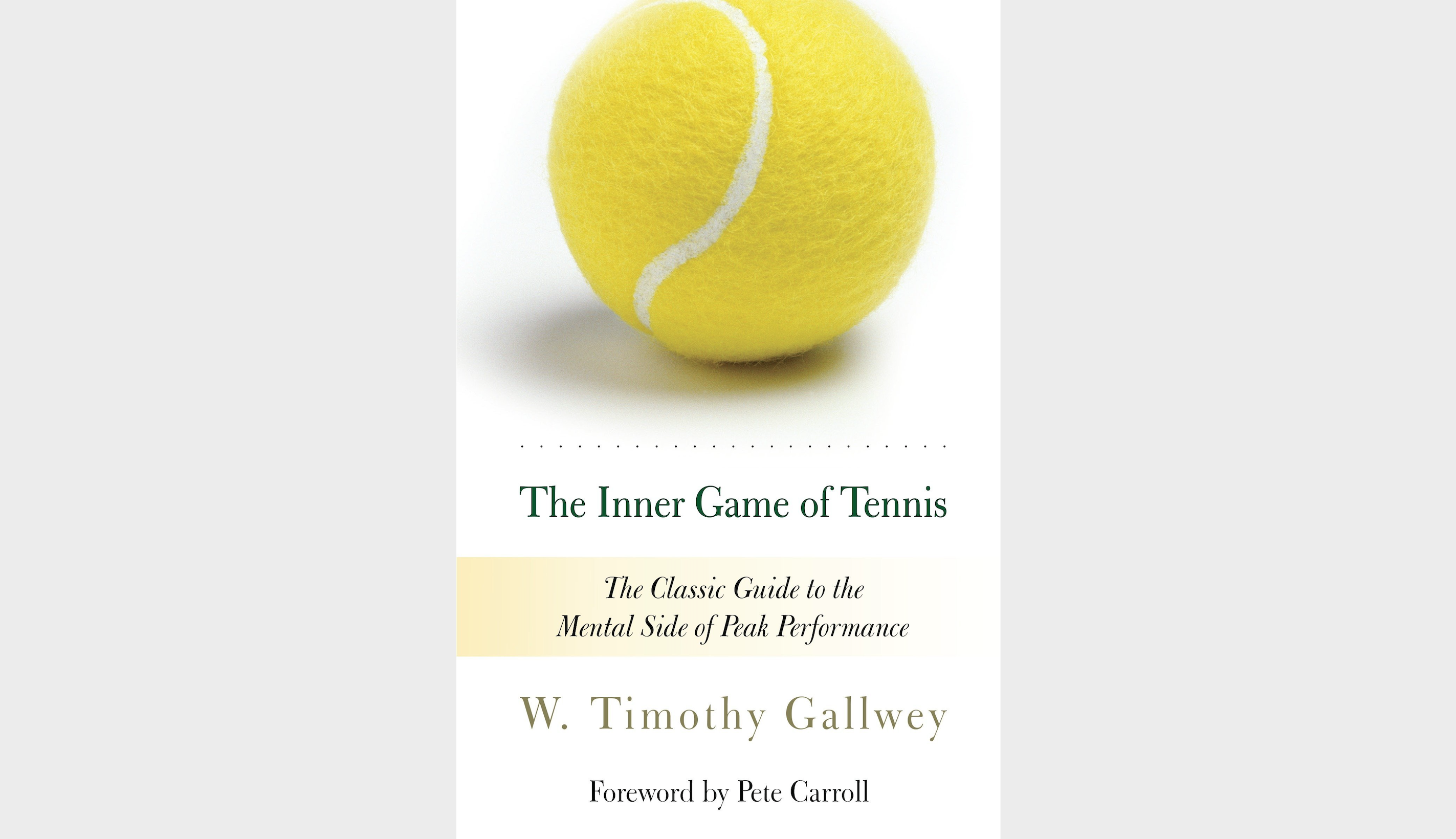 The Inner Game of Tennis